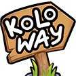 helloitsKoloWay: A wooden arrow sign with the words